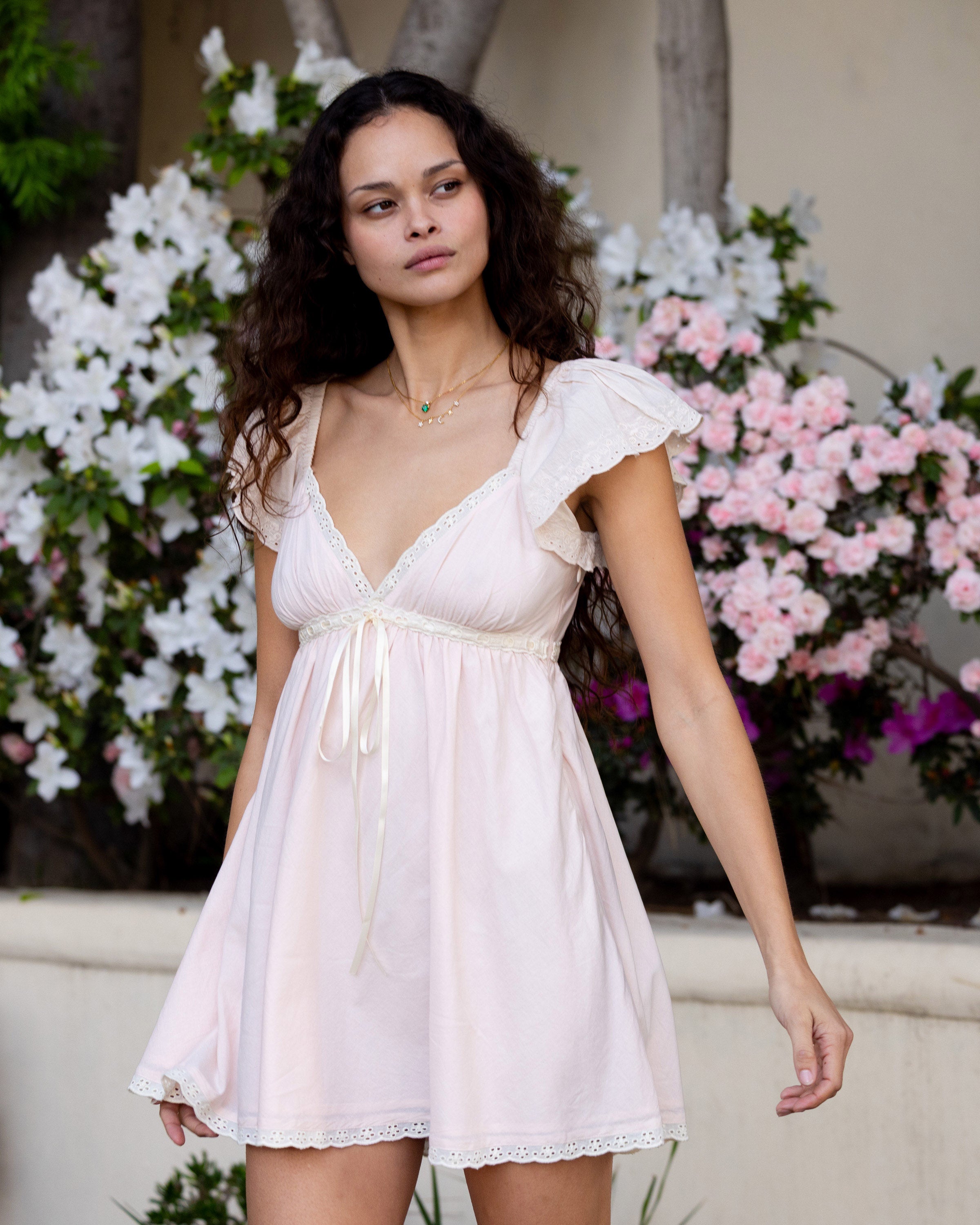 knee length dresses for ladies I AM DELILAH Evangeline Mini Dress main image 1