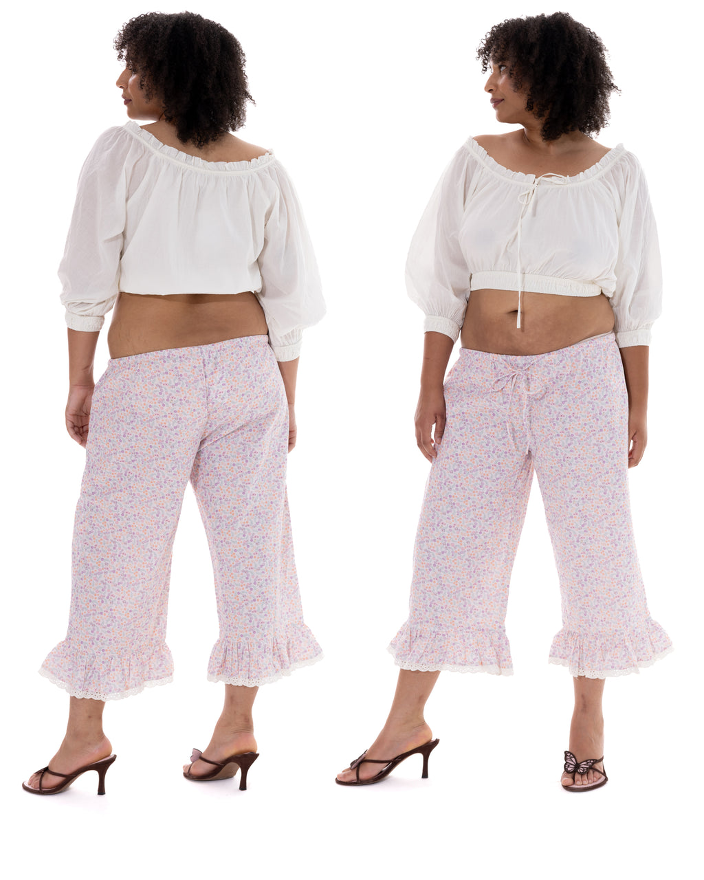 *Marleen is wearing size XL and is 5'5" tall, with a 40" bust, 35.5" waist, and 43.5" hips*