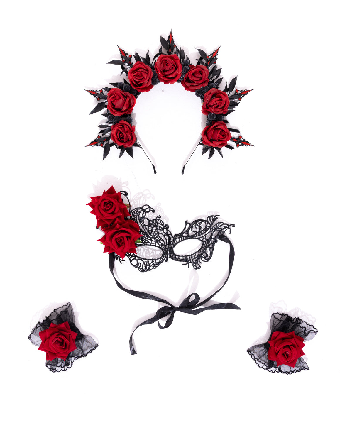 Rose masquerade costume