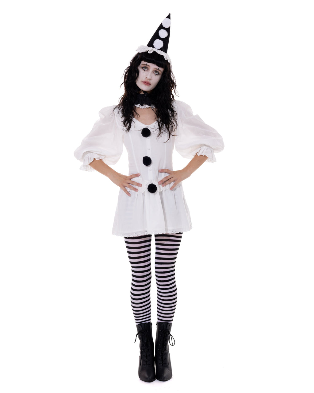 Pierrot clown costume