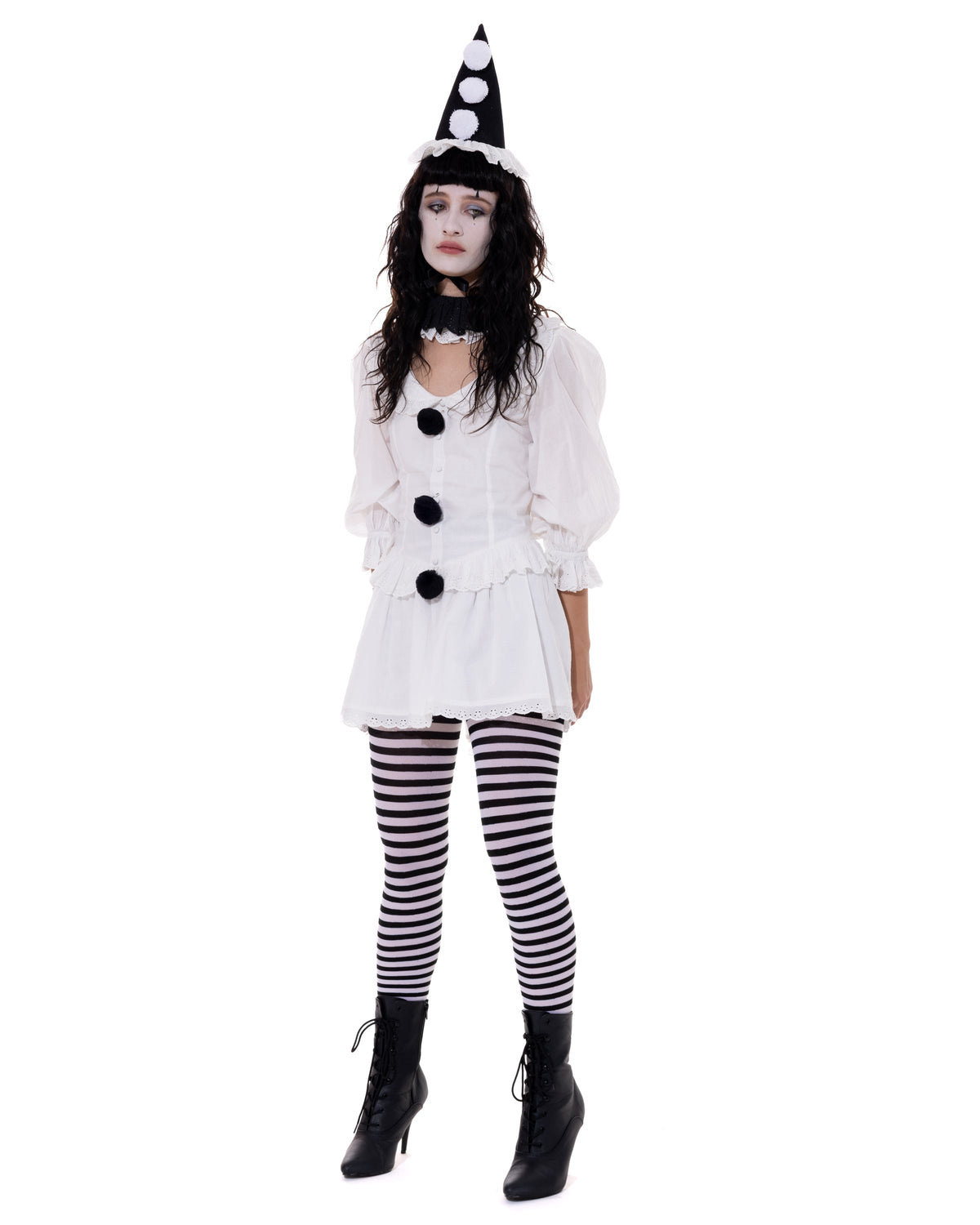 Pierrot clown costume