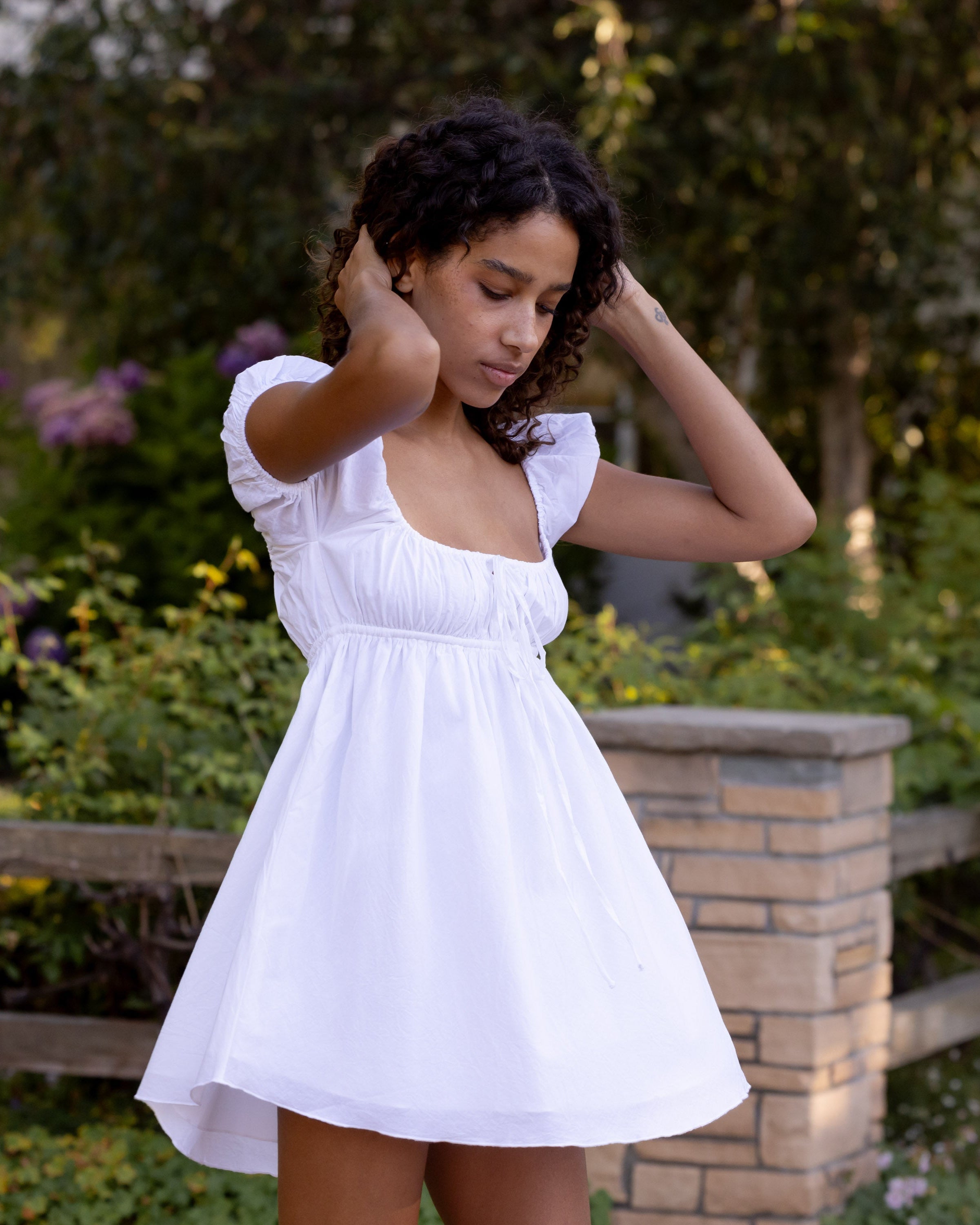 *Madison is wearing size S and is 5'8" tall, with a 32" bust, 24" waist, and 34" hips.*