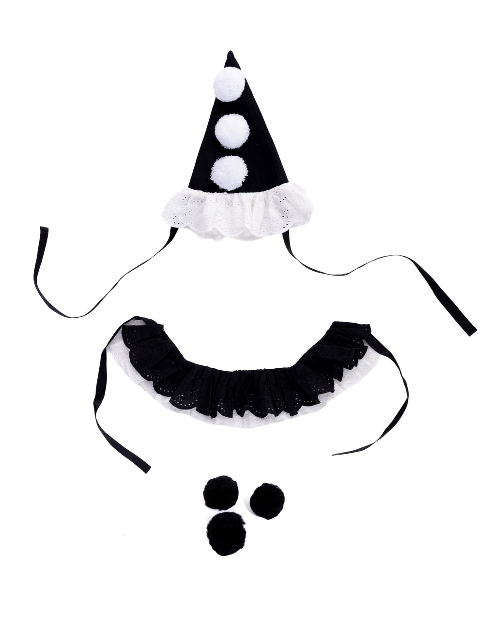 Pierrot clown costume