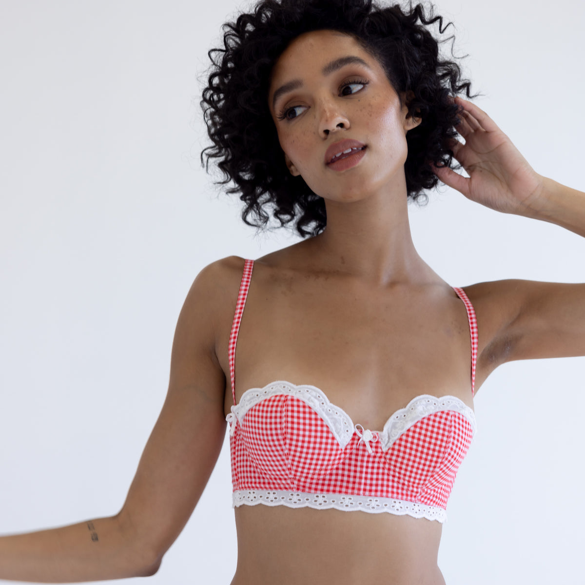 Red Ribbon - 🌟 🌟 🌟 🌟 🌟 5 star review from Cathi Richel: Super pretty  Love this bra! Simple yet pretty. Fits true to size. I havevit in white as  well